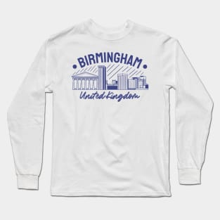 birmingham city united kingdom Long Sleeve T-Shirt